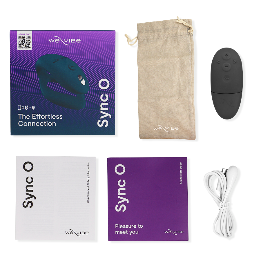 WE-VIBE - SYNC O FLEXIBLER VIBRATOR MIT FERNBEDIENUNG VIOLETT