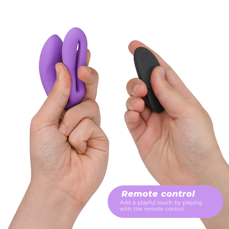 WE-VIBE - SYNC O FLEXIBLER VIBRATOR MIT FERNBEDIENUNG VIOLETT
