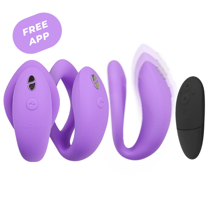 WE-VIBE - SYNC O FLEXIBLER VIBRATOR MIT FERNBEDIENUNG VIOLETT