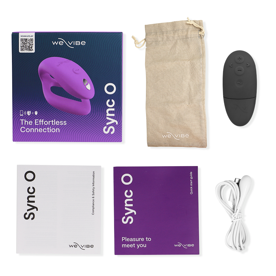 WE-VIBE - SYNC O FLEXIBLER VIBRATOR MIT FERNBEDIENUNG VIOLETT