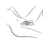 ROCKS-OFF - GLO-GIRL LILA RABBIT VIBRATOR