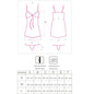 LIVCO CORSETTI FASHION - HYEONA 1710 BABYDOLL + THONG ROSE S