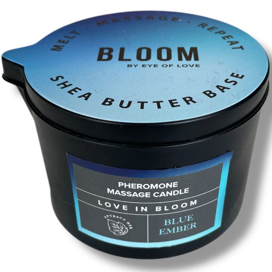 EYE OF LOVE - BLOOM MASSAGEKERZE INDICA BLUE EMBER 150 ML