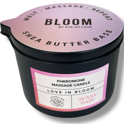 EYE OF LOVE - BLOOM MASSAGEKERZE SATIVA SUNNY DAZE 150 ML