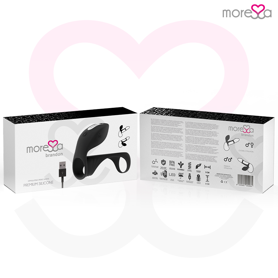 MORESSA - BRANDON VIBRATORRING MIT ABDECKUNG