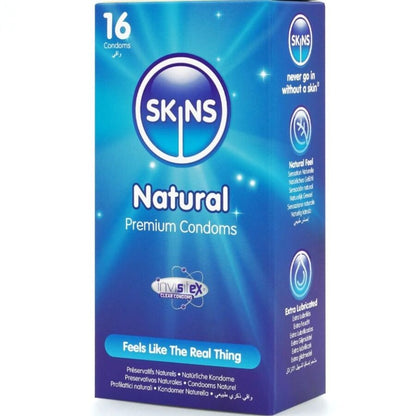 SKINS - NATÜRLICHE PREMIUM-KONDOME PACKUNG 16
