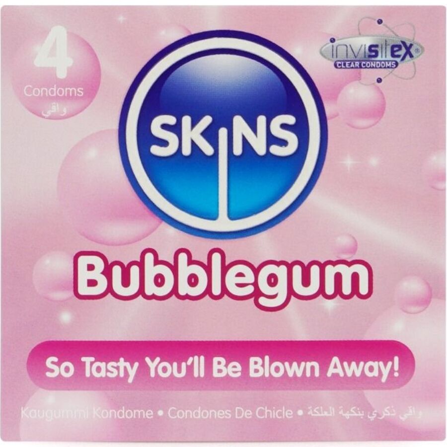 SKINS - BUBBLEGUM PREMIUM-KONDOME PACKUNG 4
