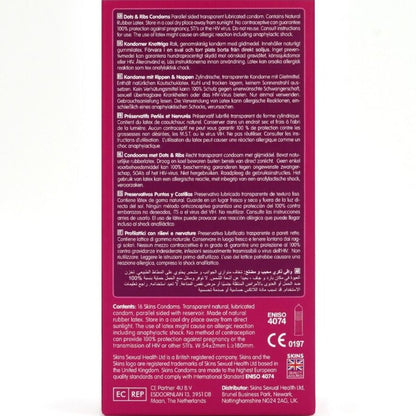 SKINS - DOTS & RIBS PREMIUM-KONDOME PACKUNG 16