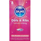 SKINS - DOTS & RIBS PREMIUM-KONDOME PACKUNG 8