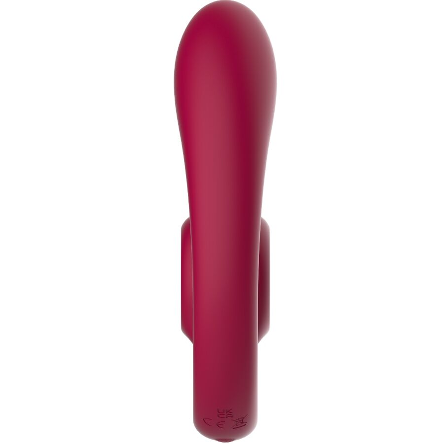 SNAIL VIBE - GIZI DUO PAARSTIMULATOR FERNBEDIENUNG BURGUND