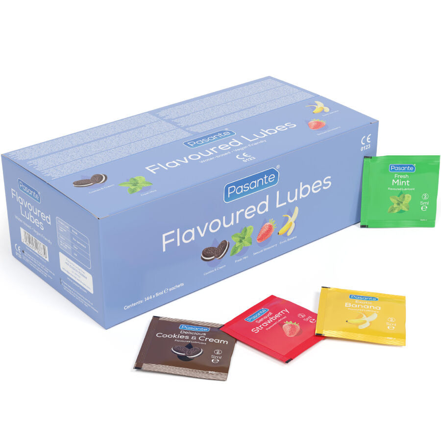 PASANTE - GESCHMACKSSCHMIERMITTEL BOX 144 EINHEITEN 5 ML