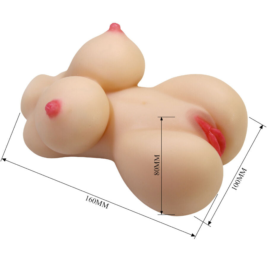 CRAZY BULL - HERTA MINI TORSO REALISTISCHE WEIBLICHE VAGINA 497 G