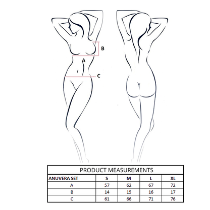 PASSION - ANUVERA BH + STRING SET SCHWARZ S/M