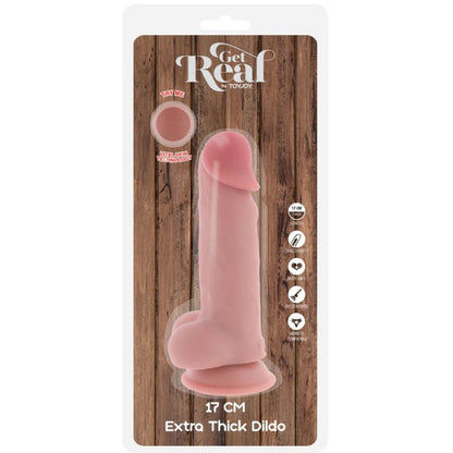 GET REAL - DELUXE REALISTISCHER PENIS MIT HODEN EXTRA DICK 17 CM