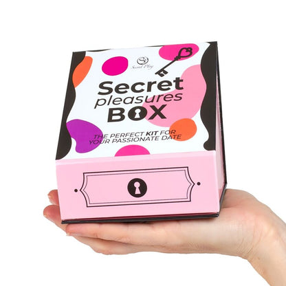 SECRET PLAY - VERGNÜGUNGSBOX FÜR PAARE: WÜRFEL + VIBRATIONSKUGEL + FEDERSTIFT