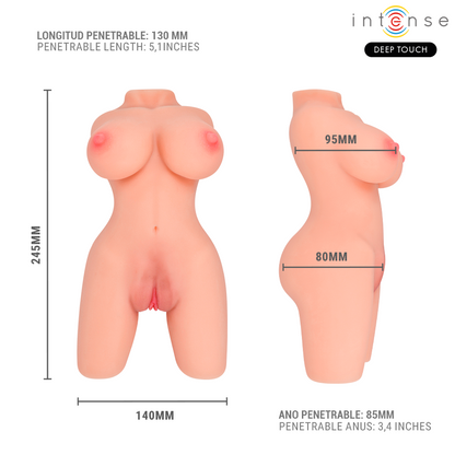 INTENSE DEEP TOUCH - JESSE TORSO DOPPELTER VAGINA- & ANUSAMMENBAUER