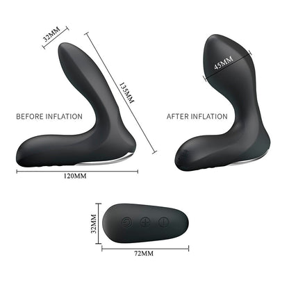 MR PLAY - PROSTATA-MASSAGEGERÄT MIT VIBRATIONSFERNBEDIENUNG