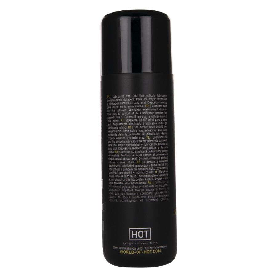 HOT – EXTRA GLEITENDES SILIKONBASIERTES GLEITMITTEL + KOMFORTÖL A+ 100 ML