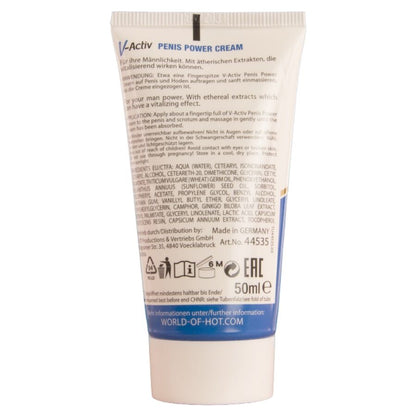 HOT - V-AKTIV PENIS POWER CREME FÜR MÄNNER 50 ML