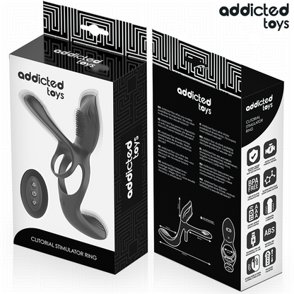 ADDICTED TOYS - DOPPELTER PENISRING MIT KLITORISSTIMULATOR