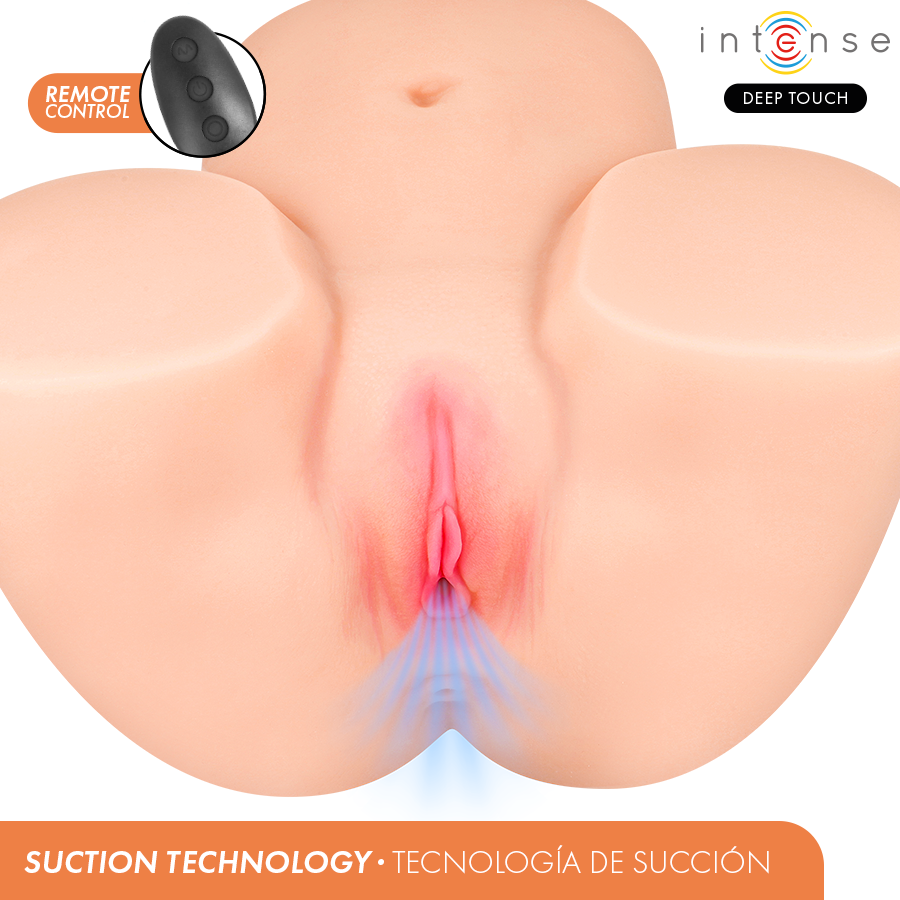 INTENSE DEEP TOUCH – GINGER VAGINALMASTURBATOR MIT SAUG-, WÄRME-, VIBRATIONS- UND STIMMEFFEKTEN MIT FERNBEDIENUNG 5,3 KG