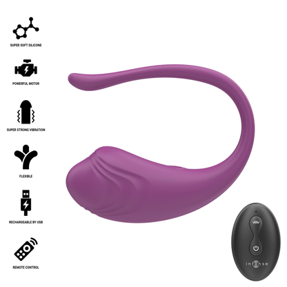 INTENSE - OLIVIA PURPLE VIBRATIONS-EI MIT FERNBEDIENUNG