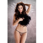 PASSION - MICRO OFFENER THONG SCHWARZ EINE GRÖSSE