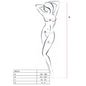 PASSION - WOMAN BS014 ROTER BODYSTOCKING, EINE GRÖSSE