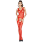 PASSION - WOMAN BS038 ROTER BODYSTOCKING, EINE GRÖSSE