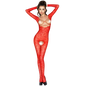 PASSION - WOMAN BS031 ROTER BODYSTOCKING, EINE GRÖSSE