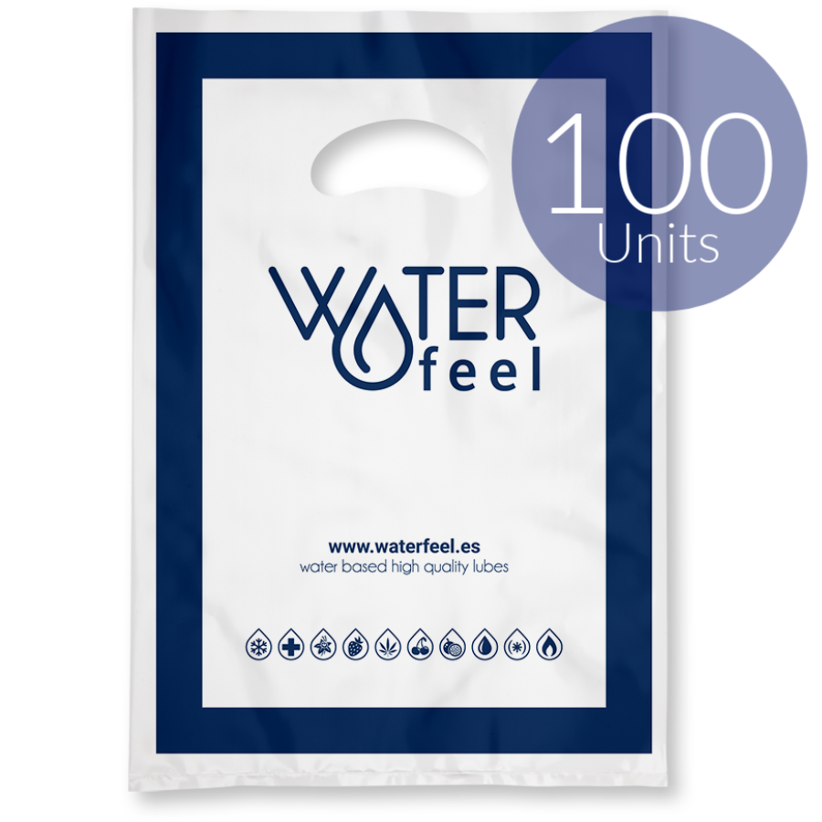 WATERFEEL - 100 KLEINE PLASTIKBEUTEL 25 X 35 CM