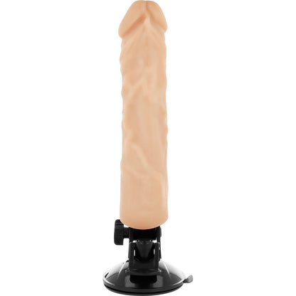 BASECOCK - REALISTISCHER VIBRATOR MIT FERNBEDIENUNG SCHWARZ 21 CM -O- 4 CM