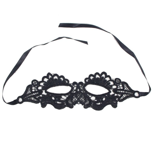 QUEEN LINGERIE - SCHWARZE MASKE EINER GRÖSSE
