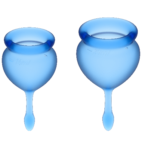 SATISFYER - FEEL GOOD MENSTRUAL CUP LILA 15 + 20 ML
