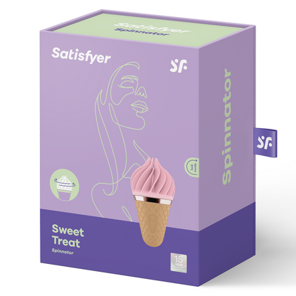 SATISFYER - SWEET TREAT SPINNATOR SCHWARZ