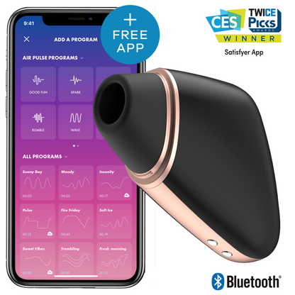 SATISFYER - LOVE TRIANGLE STIMULATOR & VIBRATOR WEISS
