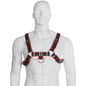 LEATHER BODY - KETTENGURT III SCHWARZ / ROT