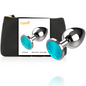 COQUETTE CHIC DESIRE - ANALPLUG METALLBLAU FARBE GRÖSSE L 4 X 9 CM
