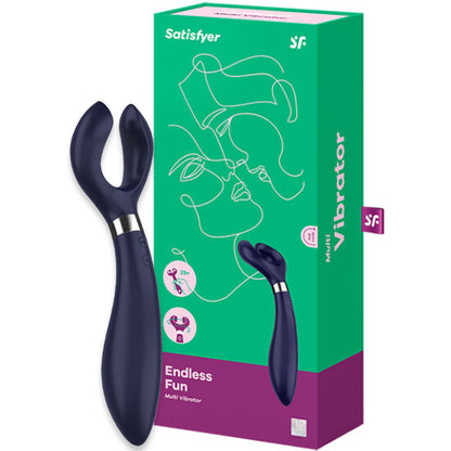 SATISFYER - ENDLESS FUN MULTI VIBRATOR 3 SCHWARZ