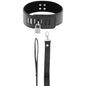 DARKNESS - BDSM-HALSBAND MIT SCHWARZEM SCHLOSS